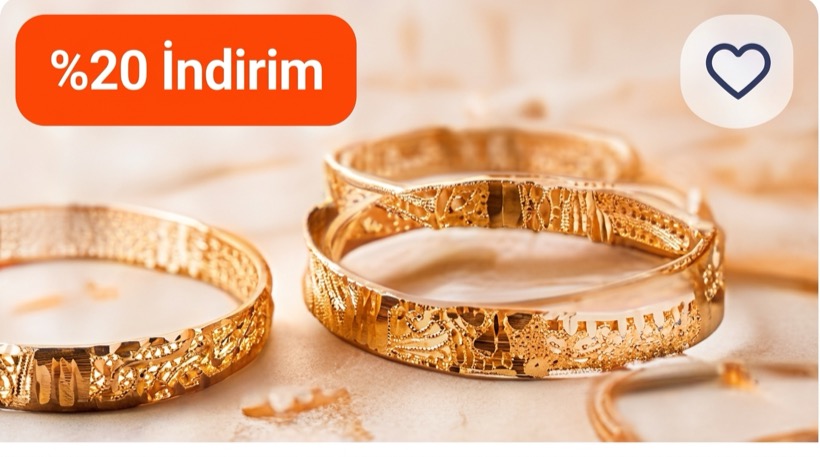 Altın ve Gümüş Ürünlerinde %20 İndirim