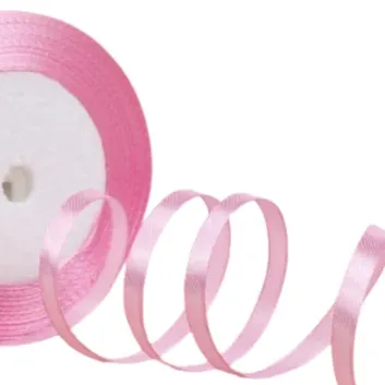 Exporanto Saten Kurdele 3 mm Pembe 1 Metre