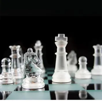 Exporanto Glass Chess Cam Satranç Takımı (35 cm x 35 Cm)