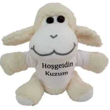Exporanto Hoşgeldin Kuzum Tişörtlü Peluş Kuzu