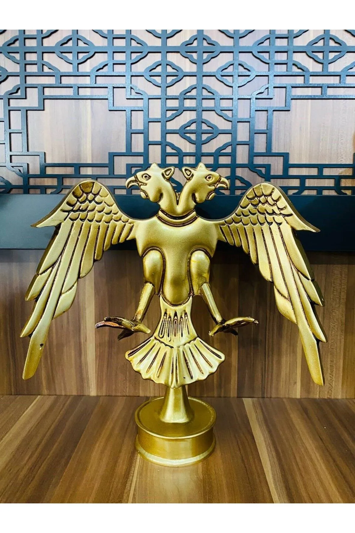 MYK HEDİYE VE SANAT ATÖLYESİ Çift Başlı Selçuklu Kartalı Selçuklu Devlet Arması Çift Başlı Kartal görsel 2