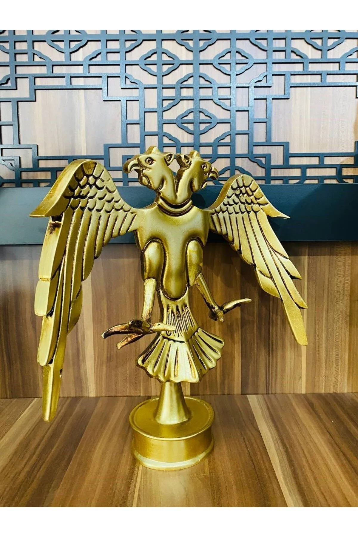 MYK HEDİYE VE SANAT ATÖLYESİ Çift Başlı Selçuklu Kartalı Selçuklu Devlet Arması Çift Başlı Kartal görsel 3