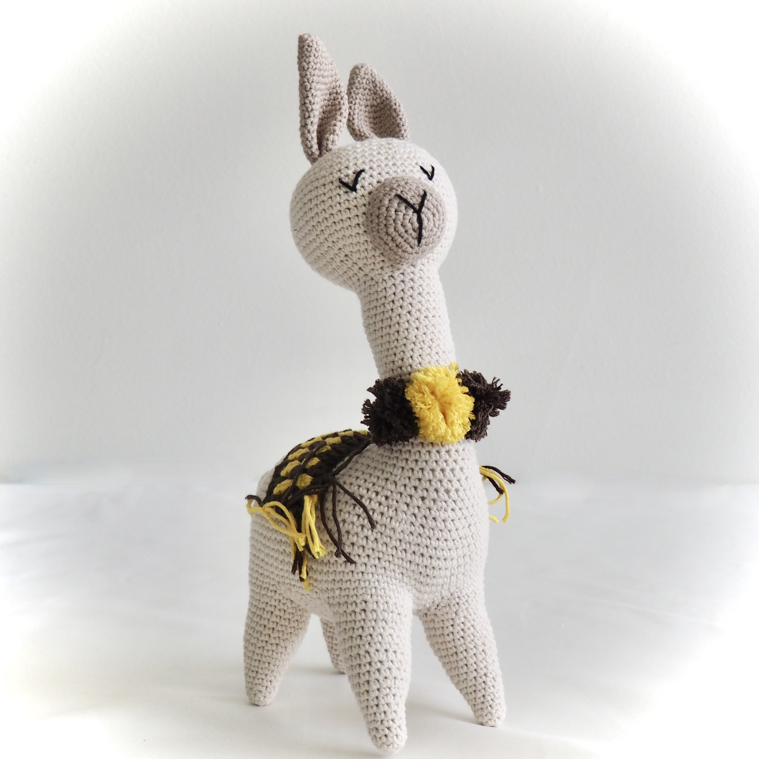 Sevimli Lama Amigurumi Oyuncak görsel 2