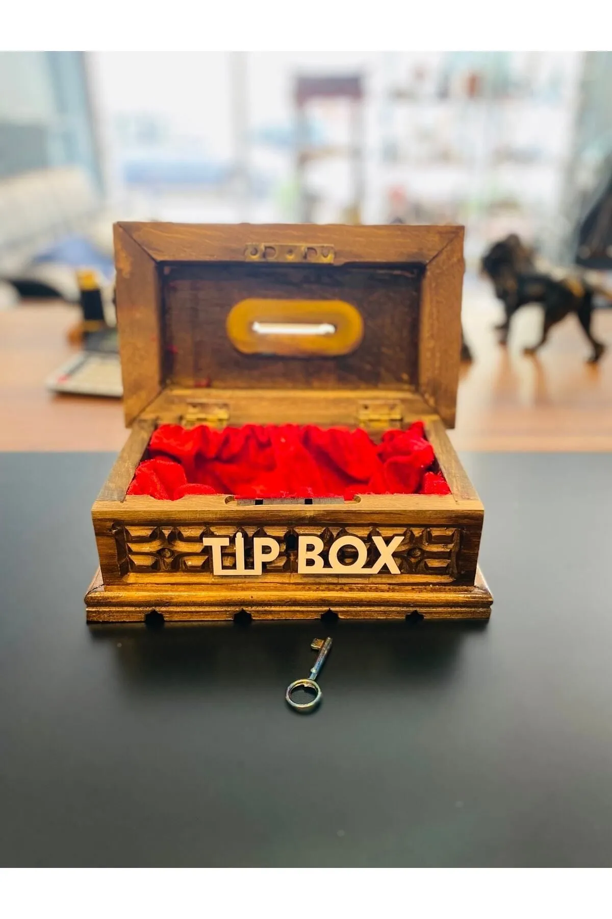 MYK HEDİYE VE SANAT ATÖLYESİ Tip Box Bahşiş Kutusu görsel 4