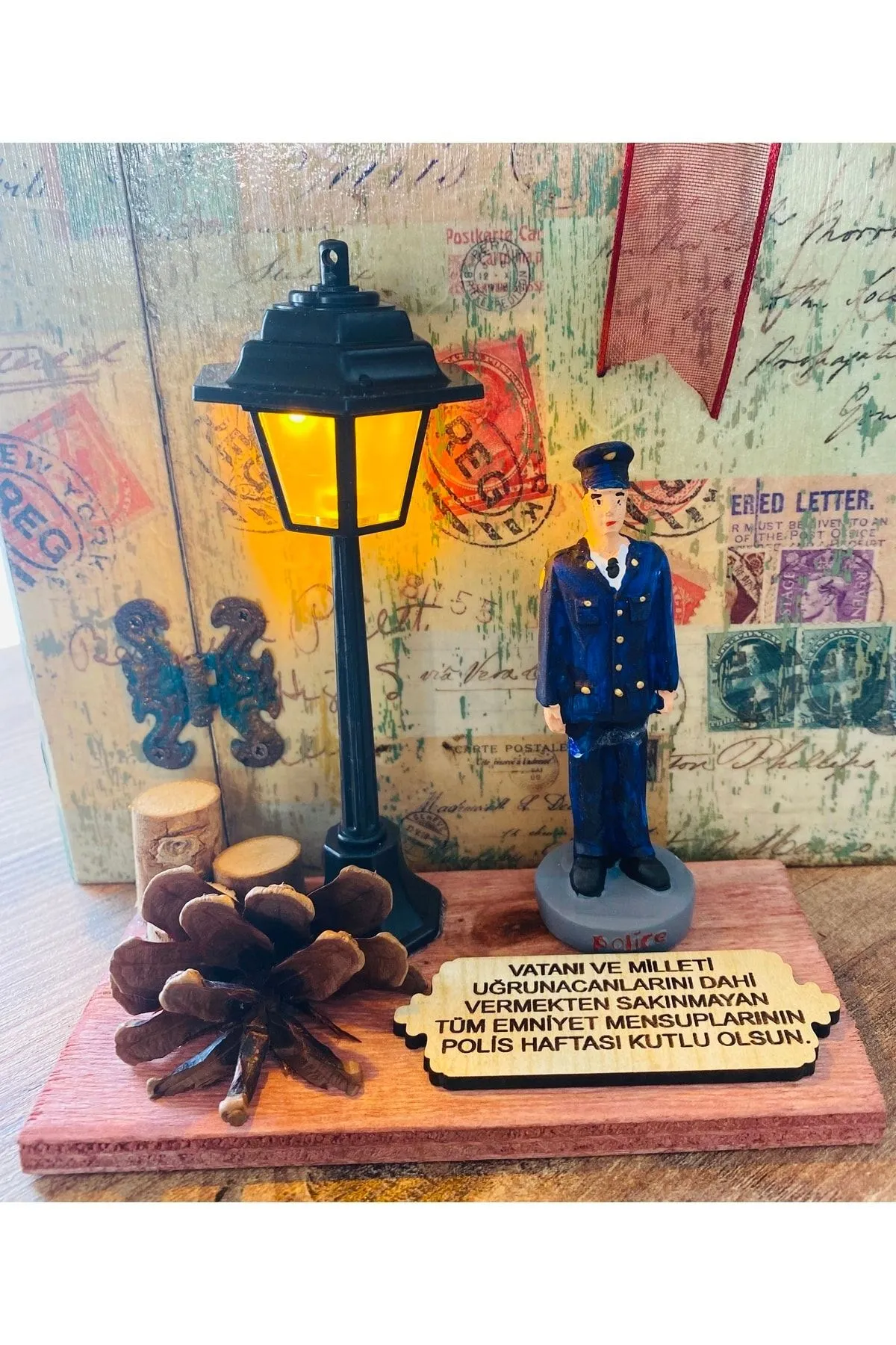 MYK HEDİYE VE SANAT ATÖLYESİ Polis Hediyesi Polis Haftası Polise Hediye görsel 3