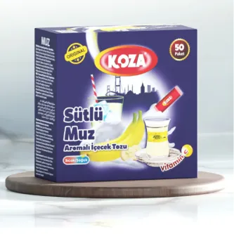 CEXOS Koza Tek İçimlik Sütlü Muz Aromalı Toz İçecek 50'li - CBT2563-6212