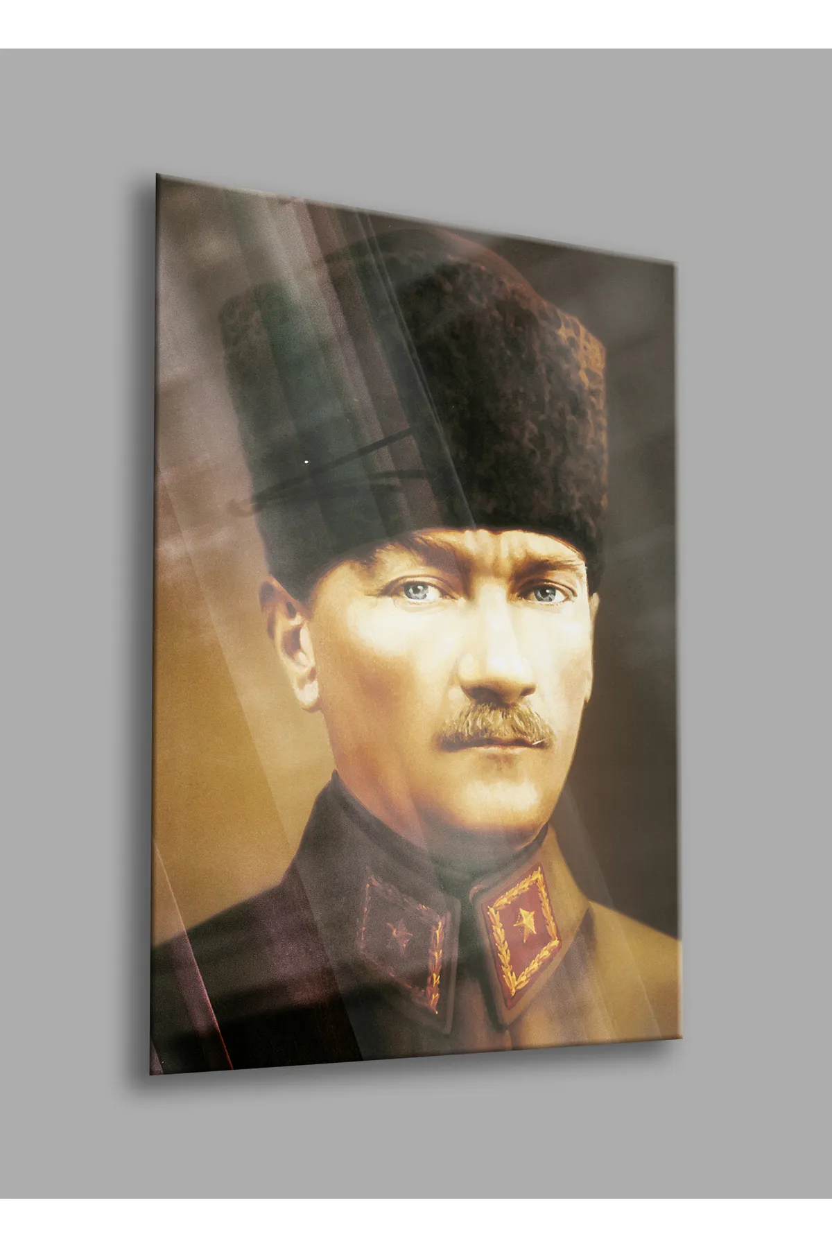 BALERA Atatürk 01 Cam Tablo-Atatürk Tablosu görsel 3
