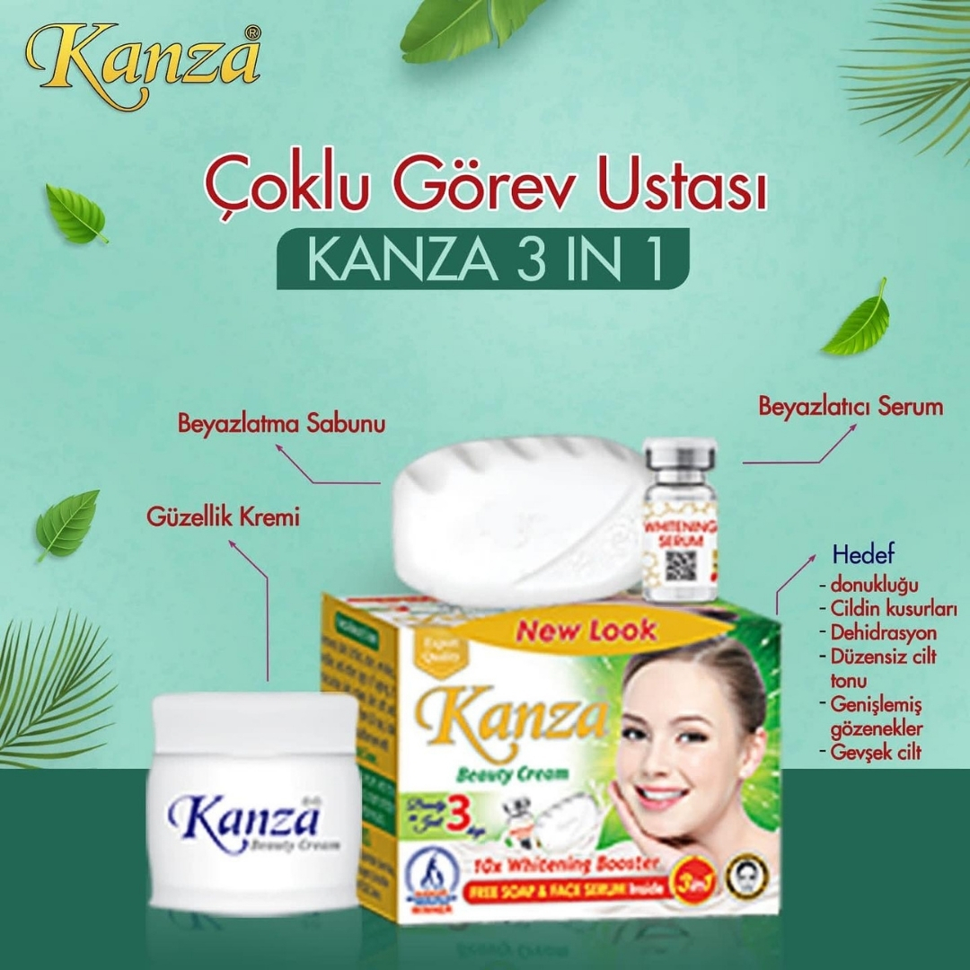 DERMOKDEM Kanza Beauty Cream 3 Lü Set