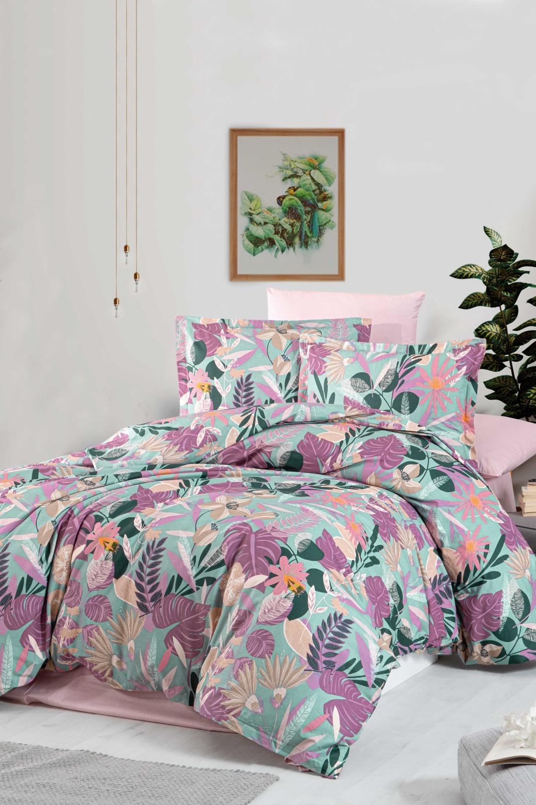 Elif Tedarik %100 Cotton Çift Kişilik Nevresim Takımı görsel 2