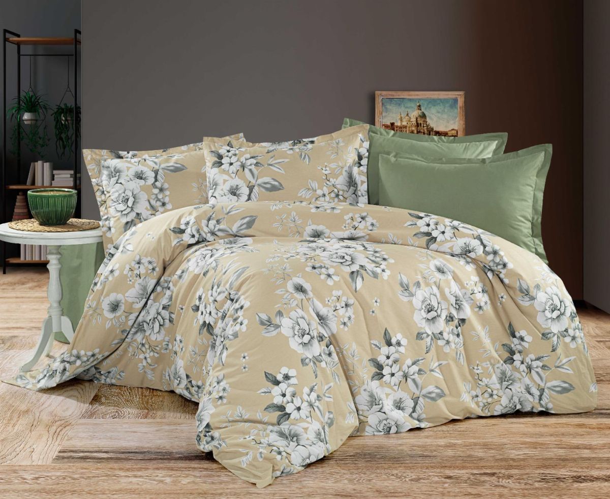 Elif Tedarik %100 Cotton Çift Kişilik Nevresim Takımı görsel 2