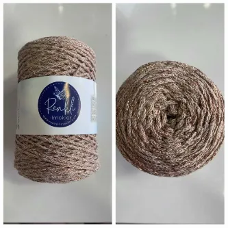 Renkli ilmekler Cotton Simli Makrome 2Mm - 250 gr 250m