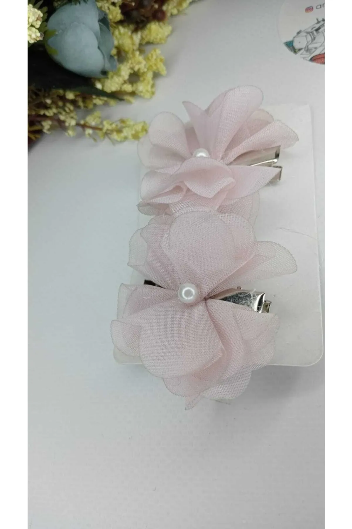 SavBrand 2'li Pembe Kız Çocuk Klips Toka