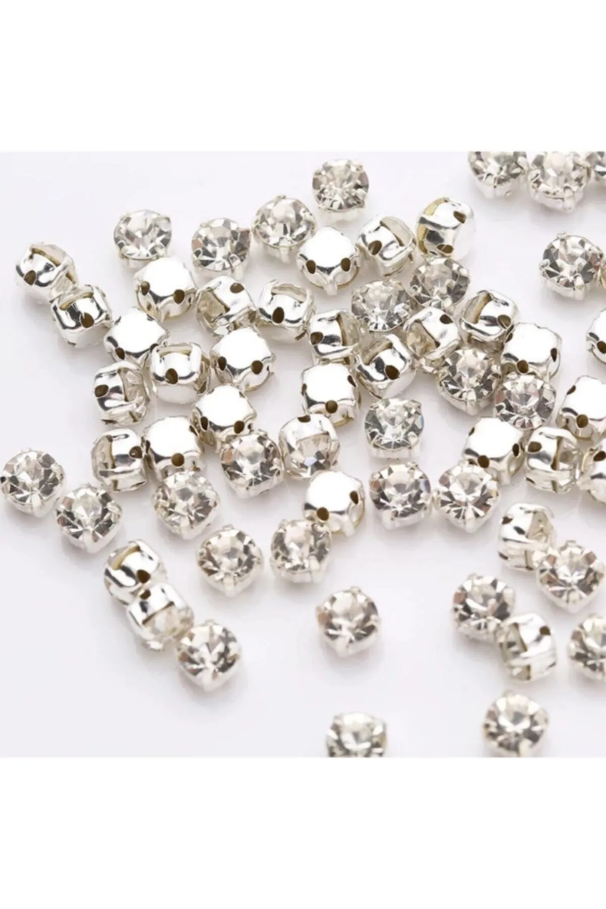 SavBrand Gümüş Kasalı Dikme Beyoğlu Taşı Ss30 ( 6 mm) 1 Paket = 720 Adet