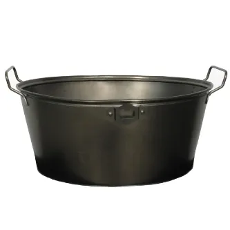 TRENDESK Oval Açaçaklı metal buz kovası ,şişe şampanya soğutucu buz kovası 15lt
