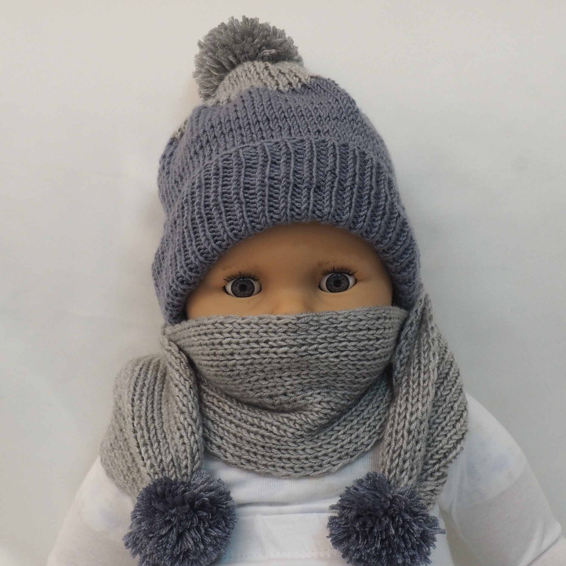 Bere-Atkı ve Sevimli Tavşancık Amigurumi Oyuncak Hediye Kutusu görsel 4