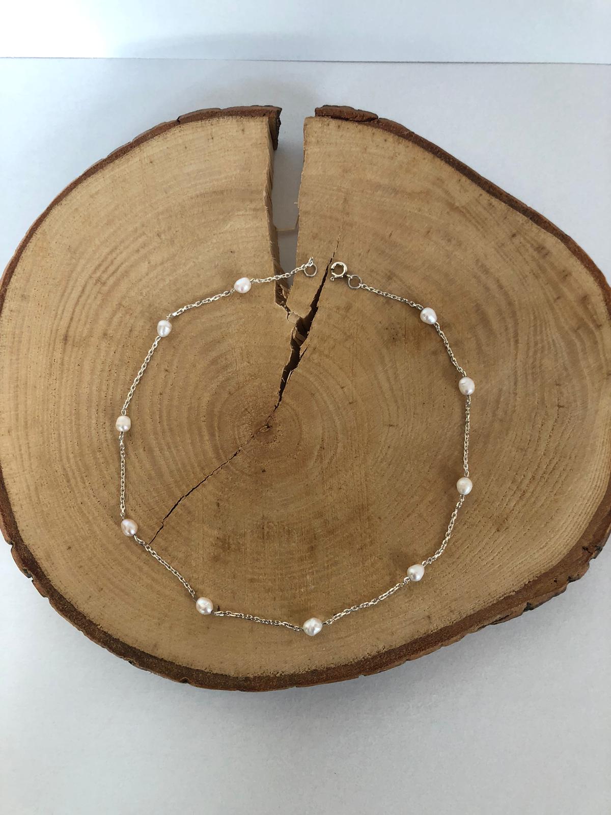 Opal Silver Gümüş İnci Kolye