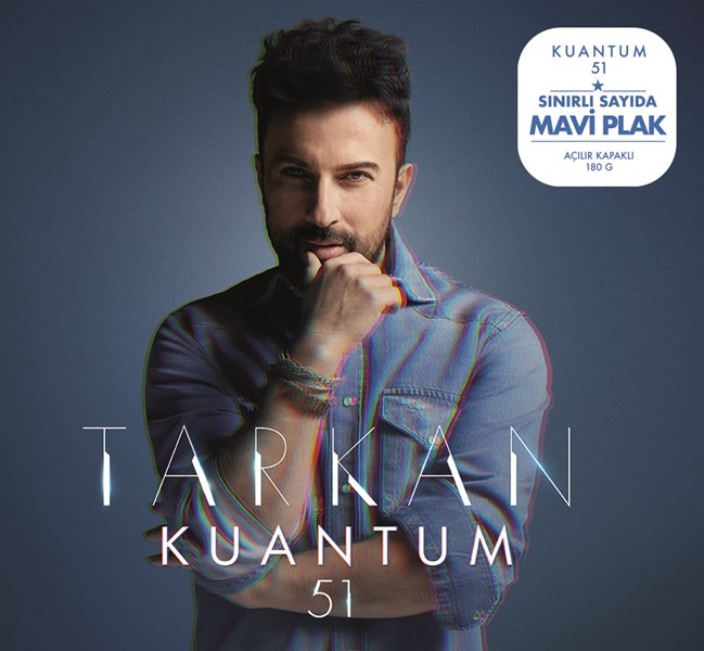 Hanzade Antik Plak TARKAN KUANTUM 51 (MAVİ RENKLİ, SINIRLI ÜRETİM, TEK BASKI)