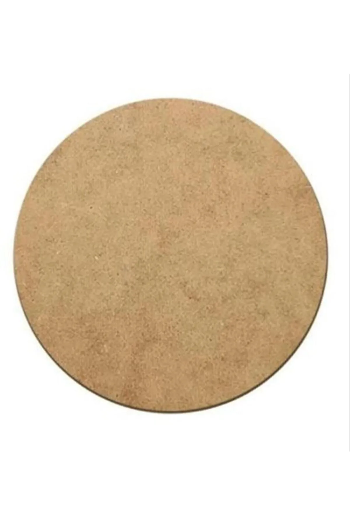 Silay Hediyelik 12 Adet 30 cm Çap Ham Mdf 3 mm + 12ad.8cm Bardak Altı Ahşap Supla Mdf