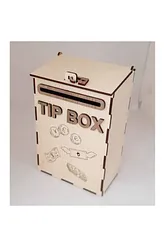 Silay Hediyelik Ahşap Posta Kutusu Tip Box Bahşiş Kutusu Tipbox Kumbara