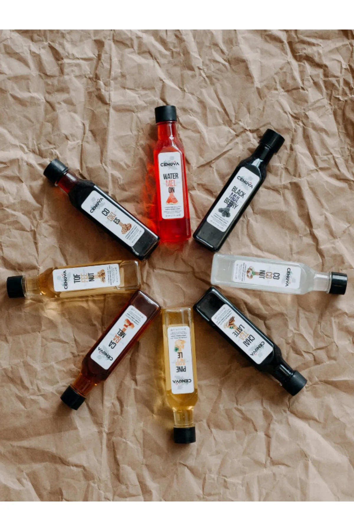 Cenova Kahve Kokteyl Şurubu Özel Seri Cn1 Tanışma Seti 80 gr 60 ml x 6 görsel 3