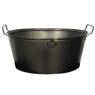 TRENDESK DESIGN Oval Açaçaklı metal buz kovası ,şişe şampanya soğutucu buz kovası 15lt