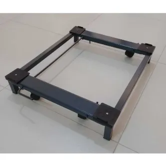 TRENDESK DESIGN Gri Beyaz Eşya Altlığı Tekerlekli Çamaşır bulaşık buzdolabı v.s Makinesi Altlığı