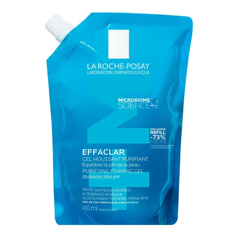 RAVISSANT La Roche Posay Effaclar Yağlı Ciltler için Temizleme Jeli 400ml - Refill