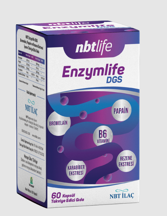 RAVISSANT Nbt Life Enzymlife DGS Takviye Edici Gıda 60 Kapsül
