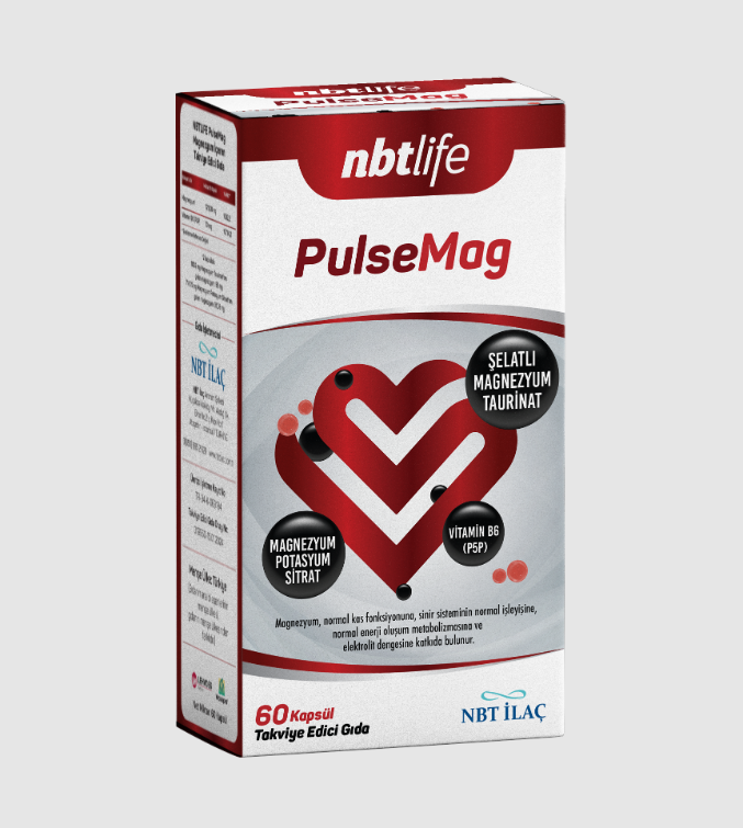RAVISSANT Nbt Life PulseMag Magnezyum İçeren Takviye Edici Gıda 60 Kapsül