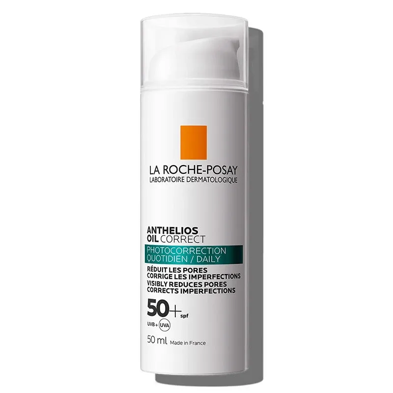 RAVISSANT La Roche Posay Anthelios Oil Correct Yağlı ve Akneye Eğilimli Ciltler için Yüz Güneş Kremi 50 ml