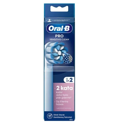 RAVISSANT Oral-B Pro Sensitive Clean 2li Yedek Fırça Başlığı