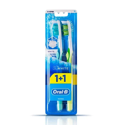 RAVISSANT Oral-B 3D White Diş Fırçası Medium 1+1 HEDİYE