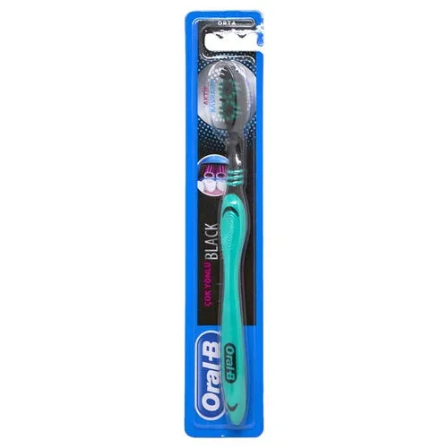 RAVISSANT Oral-B Çok Yönlü Siyah Orta Diş Fırçası