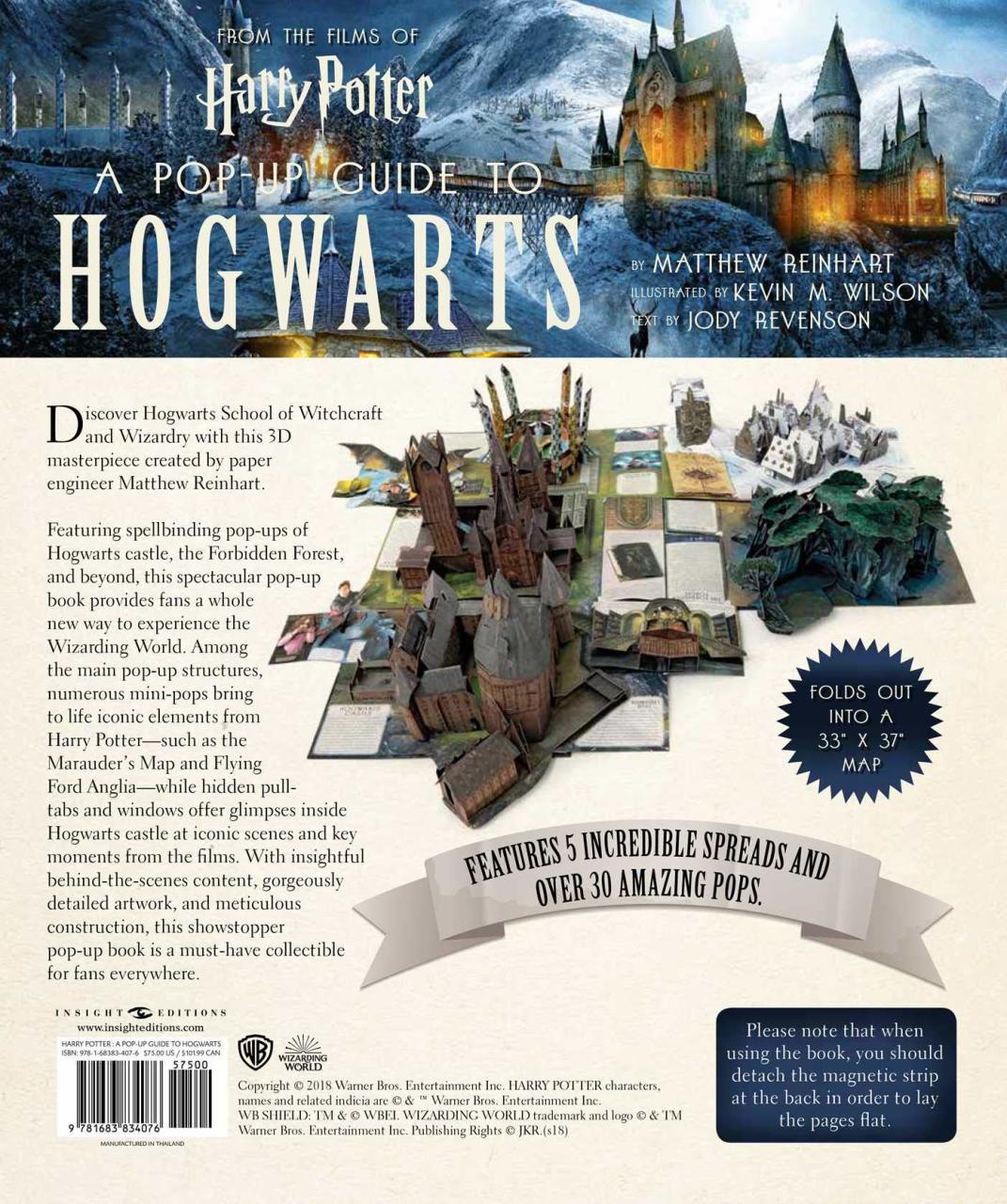 JÜPİTER OYUNCAK Harry Potter: A Pop-Up Guide to Hogwarts ciltli kitap - Kevin Wilson görsel 4