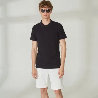 AYM BUTİK Siyah Erkek Polo T-Shirt 199 LCM 242040 BAS