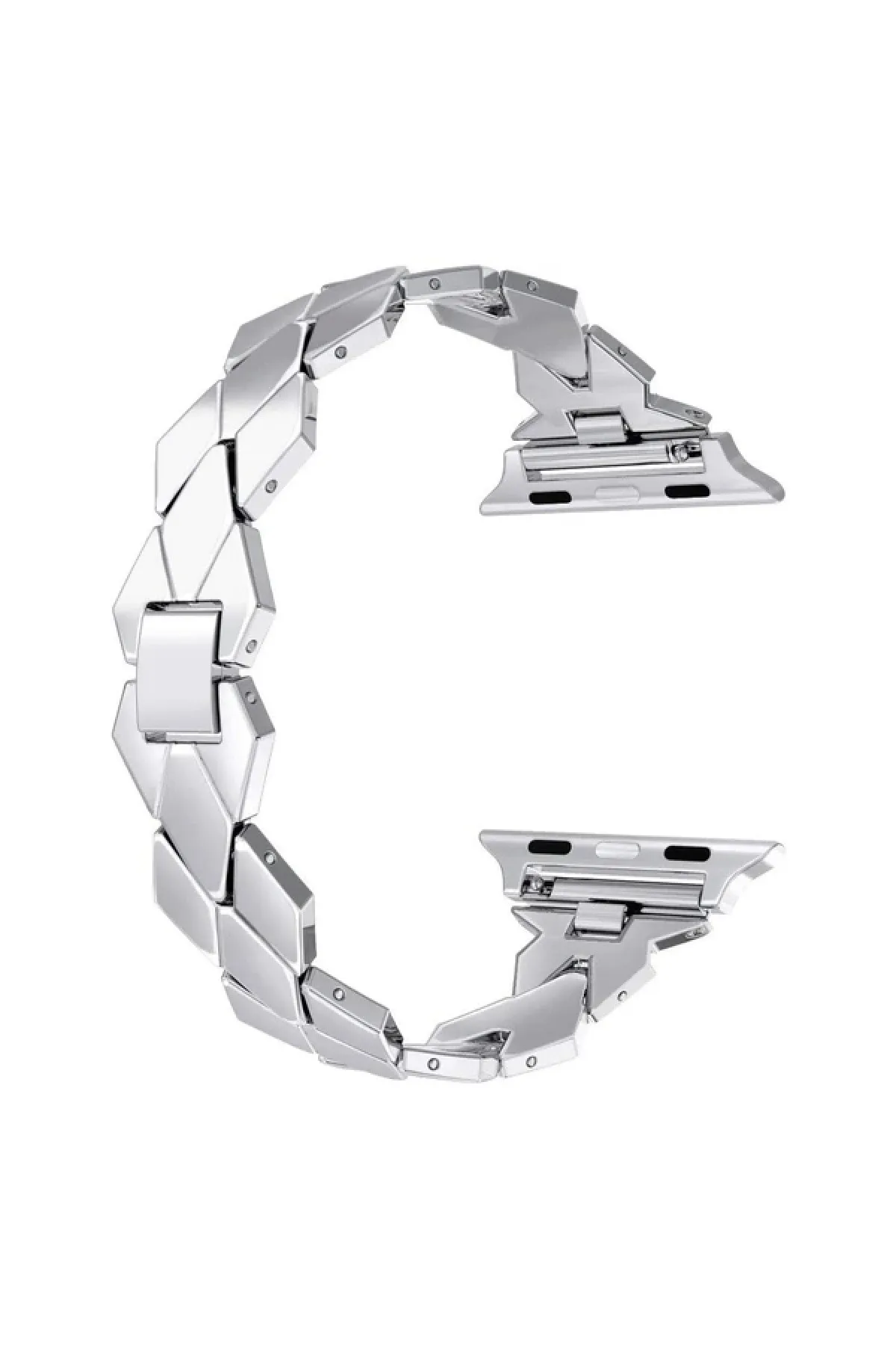 Markacase Watch 1-2-3-4-5-6-7-se 42-44-45 Mm Uyumlu Metal Hasır Kordon