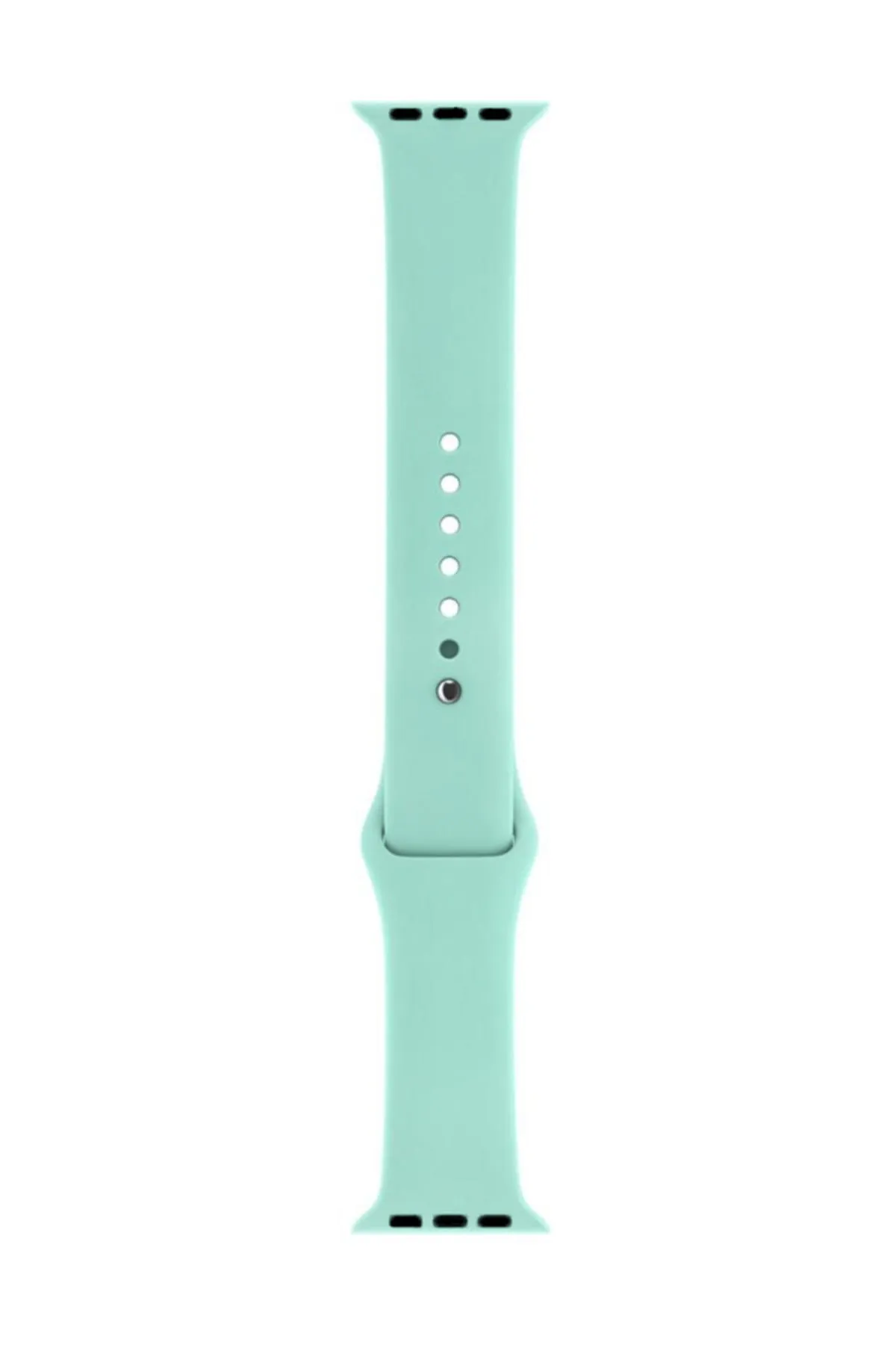 Markacase Apple Watch Series 4 5 Için 44 Mm Large Beden(m/l Sıze) Silikon Kordon Deniz Yeşili