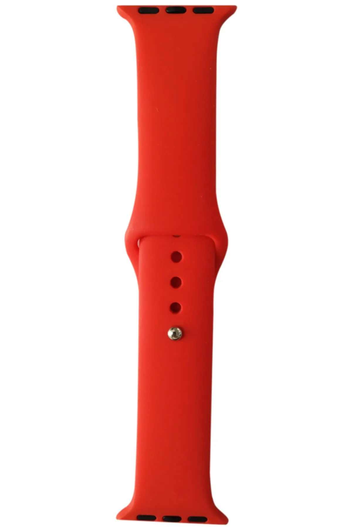 Markacase Watch Series 1 2 3 Için 42 Mm Small Beden(s/m Sıze) Silikon Kordon Kırmızı