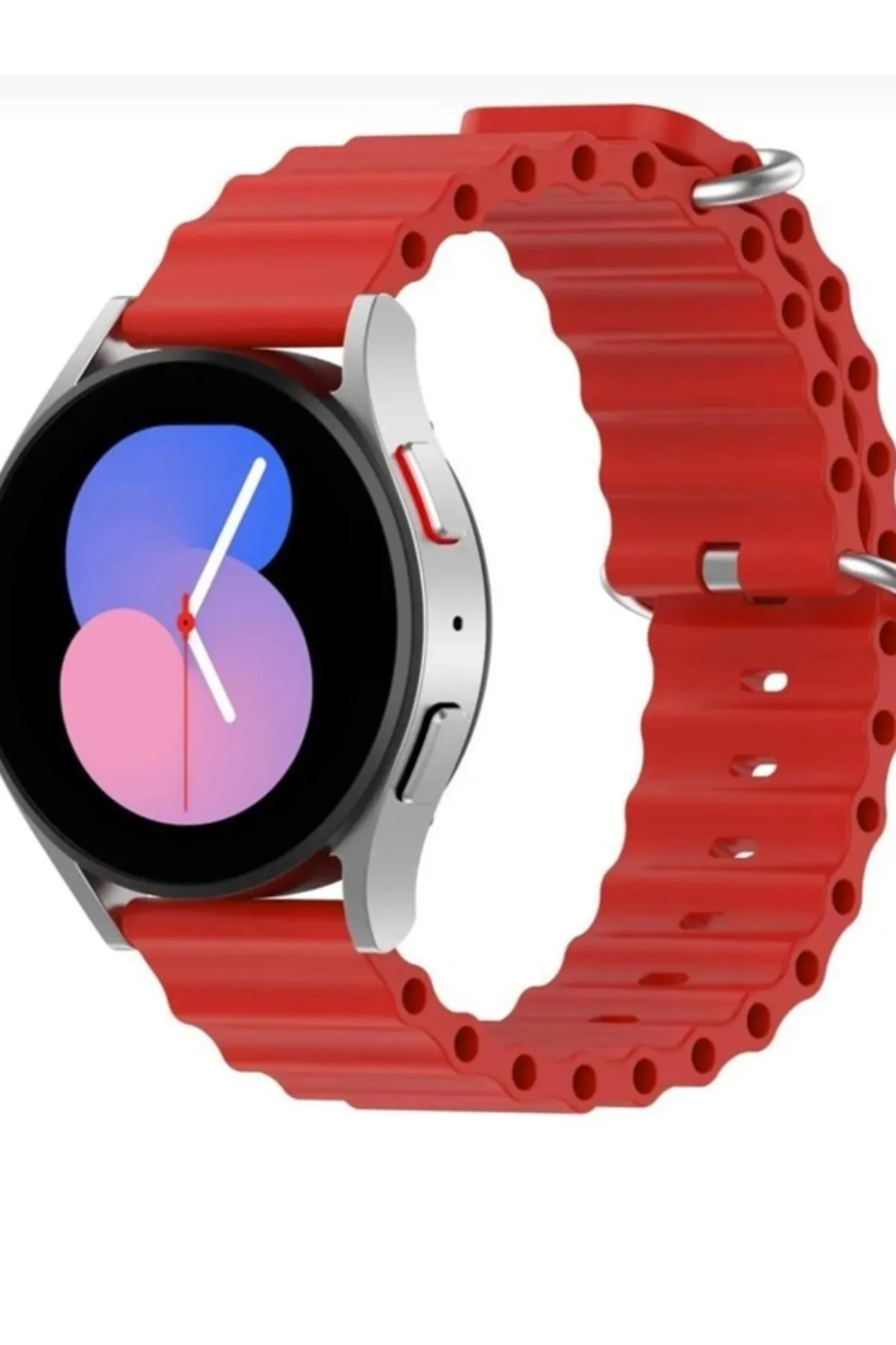 MarkaCase Samsung Galaxy Watch 3 45MM Için Ocean Loop Silikon Kordon 22MM