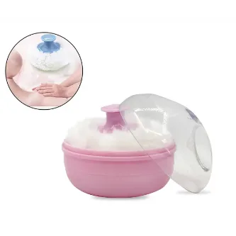 Mutlu Sepetim Pudra Kabı - Pembe