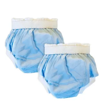 Mutlu Sepetim 2'li Lüks Alıştırma Külodu 10-15 kg - Mavi