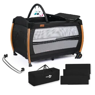 Mutlu Sepetim Comfymax Power Park Yatak Oyun Parkı 70x110 - Cosmos Black