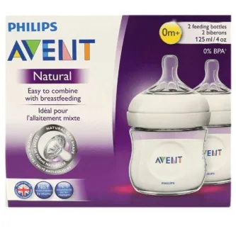 Mutlu Sepetim Philips Avent Biberon Natural Pp 125ml | 0 Ay+, 2 Adet