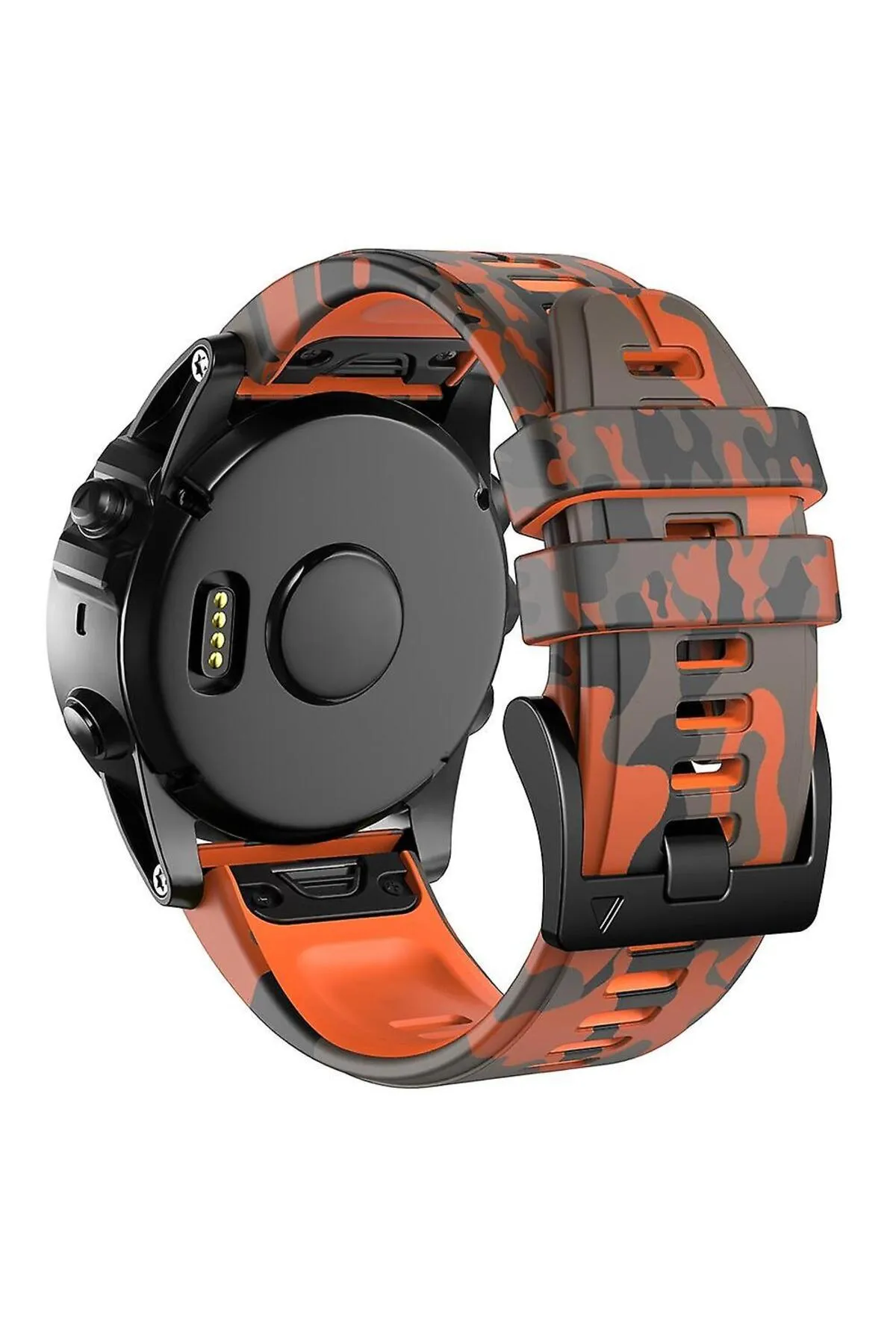 MarkaCase Garmin Quatix 5 (22MM) Kamuflaj Silikon Saat Kordonu görsel 2