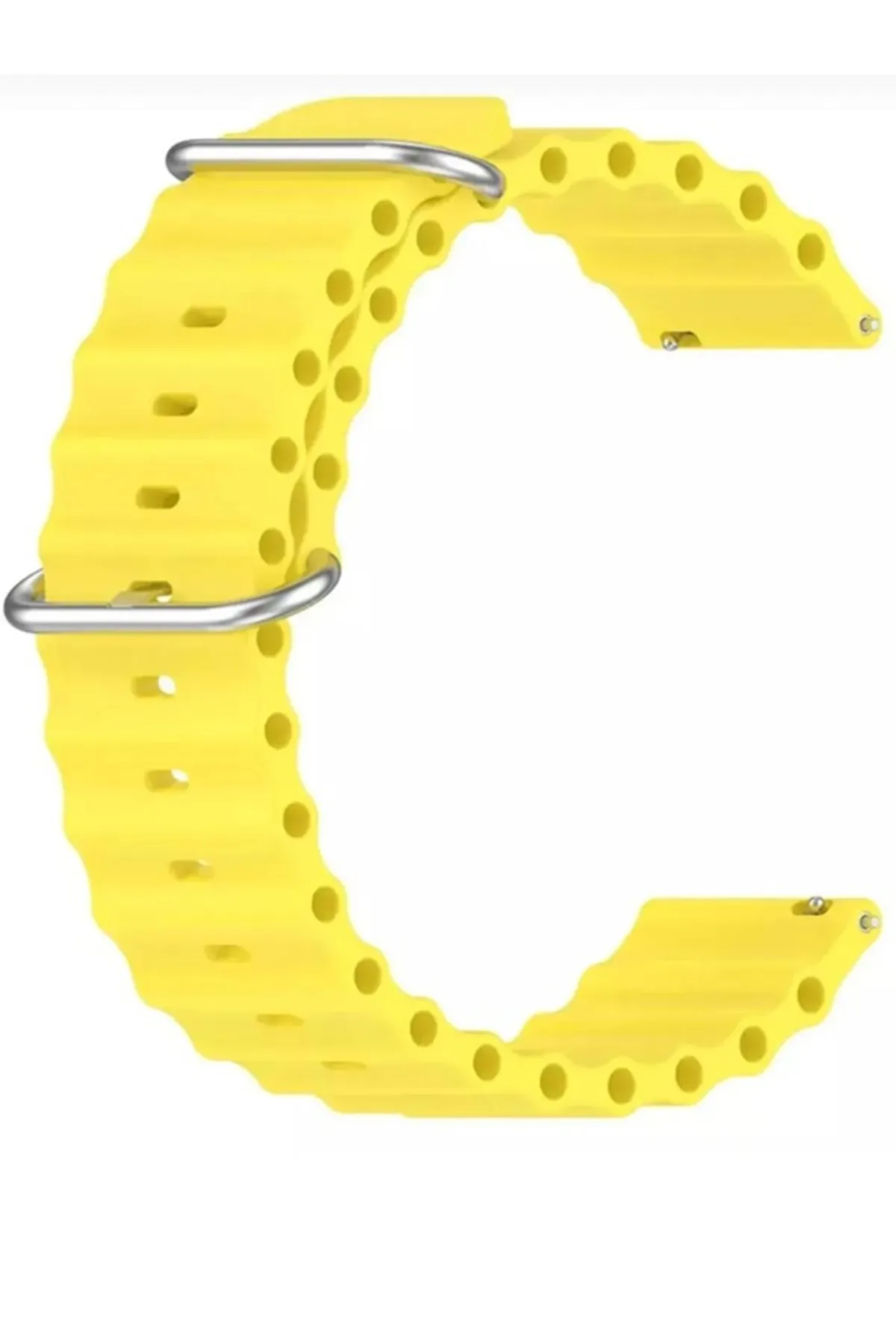 MarkaCase Garmin Vivoactive 4 Için Ocean Loop Silikon Kordon 22MM görsel 2