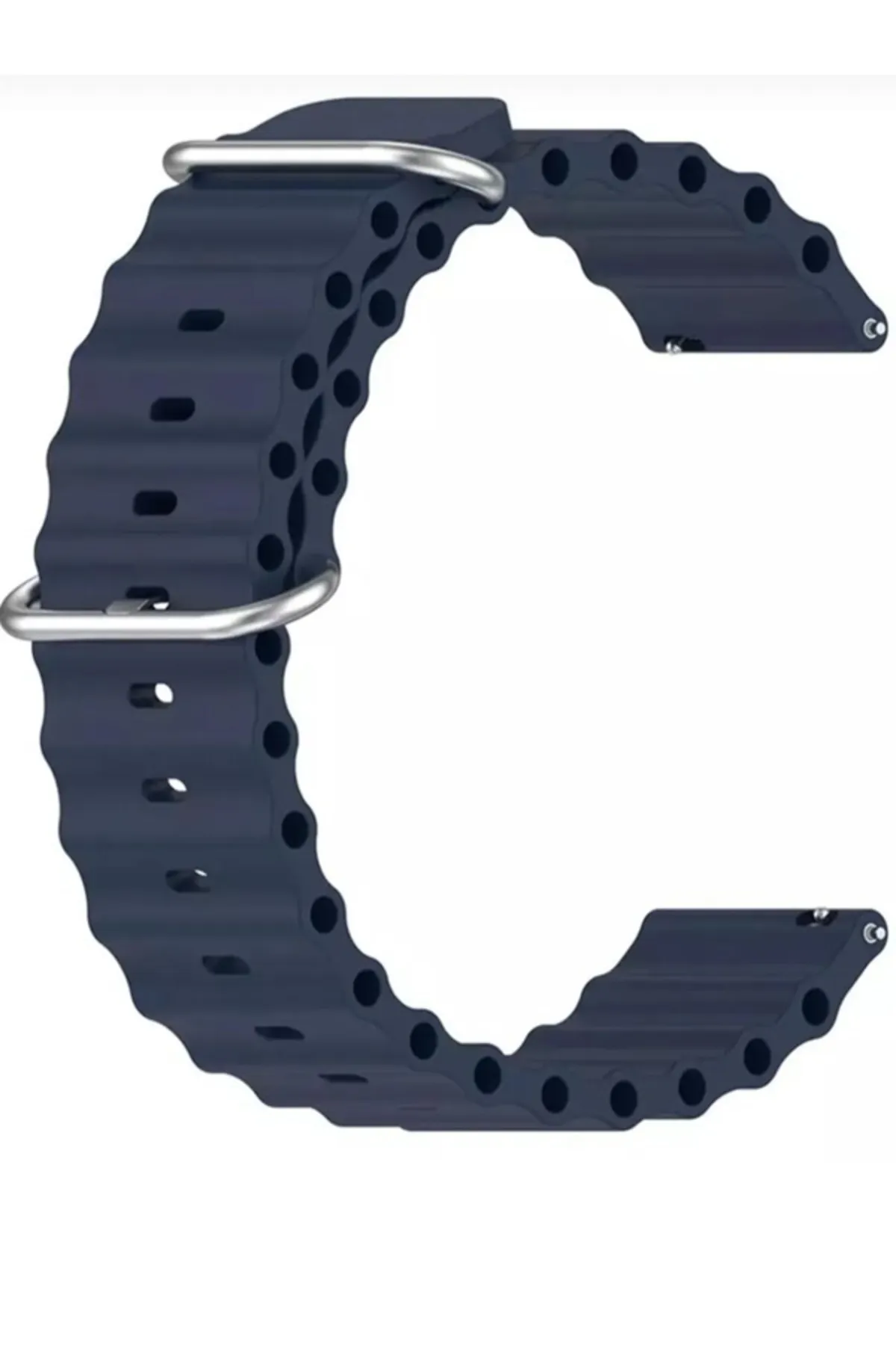 MarkaCase Garmin Vivoactive 4 Için Ocean Loop Silikon Kordon 22MM görsel 2