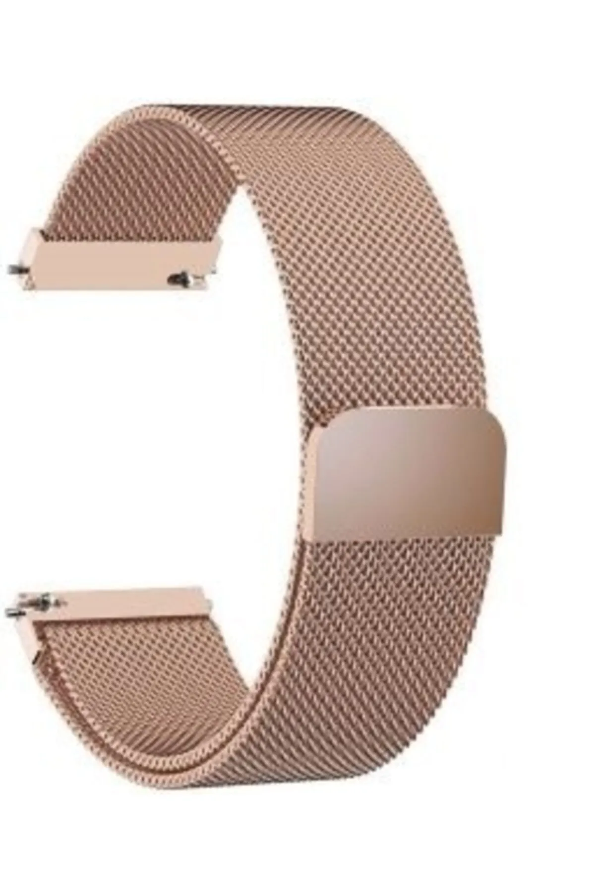 MarkaCase Fossil Watch Gen 6 Için Metal Milanese Kordon Rose Gold