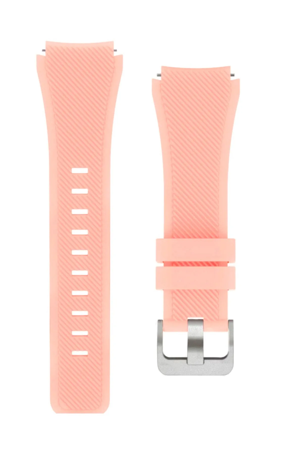 MarkaCase Fossil Watch Gen 6 Için Silikon Kordon Somon