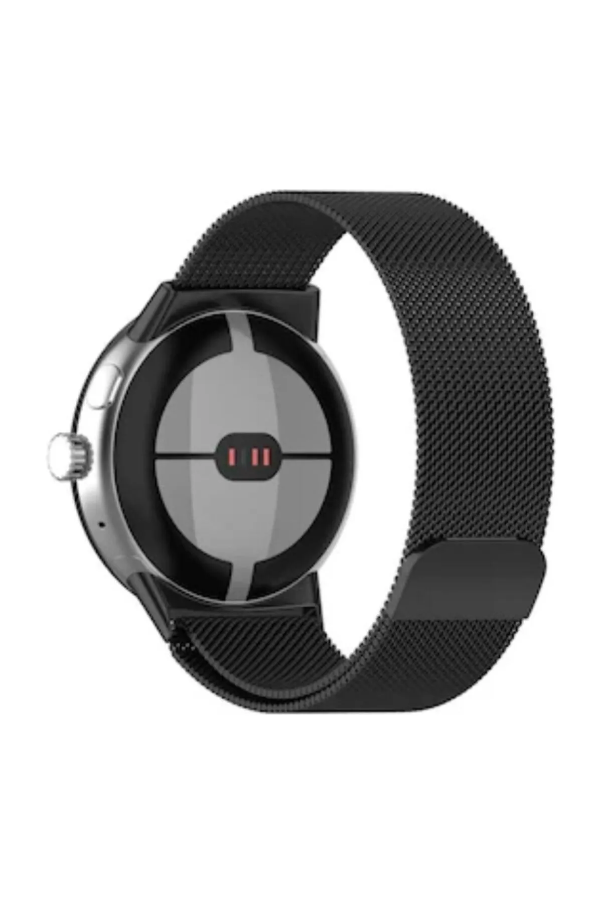 MarkaCase Google Pixel Watch Için Milanese Paslanmaz Çelik Metal Saat Kordonu görsel 2