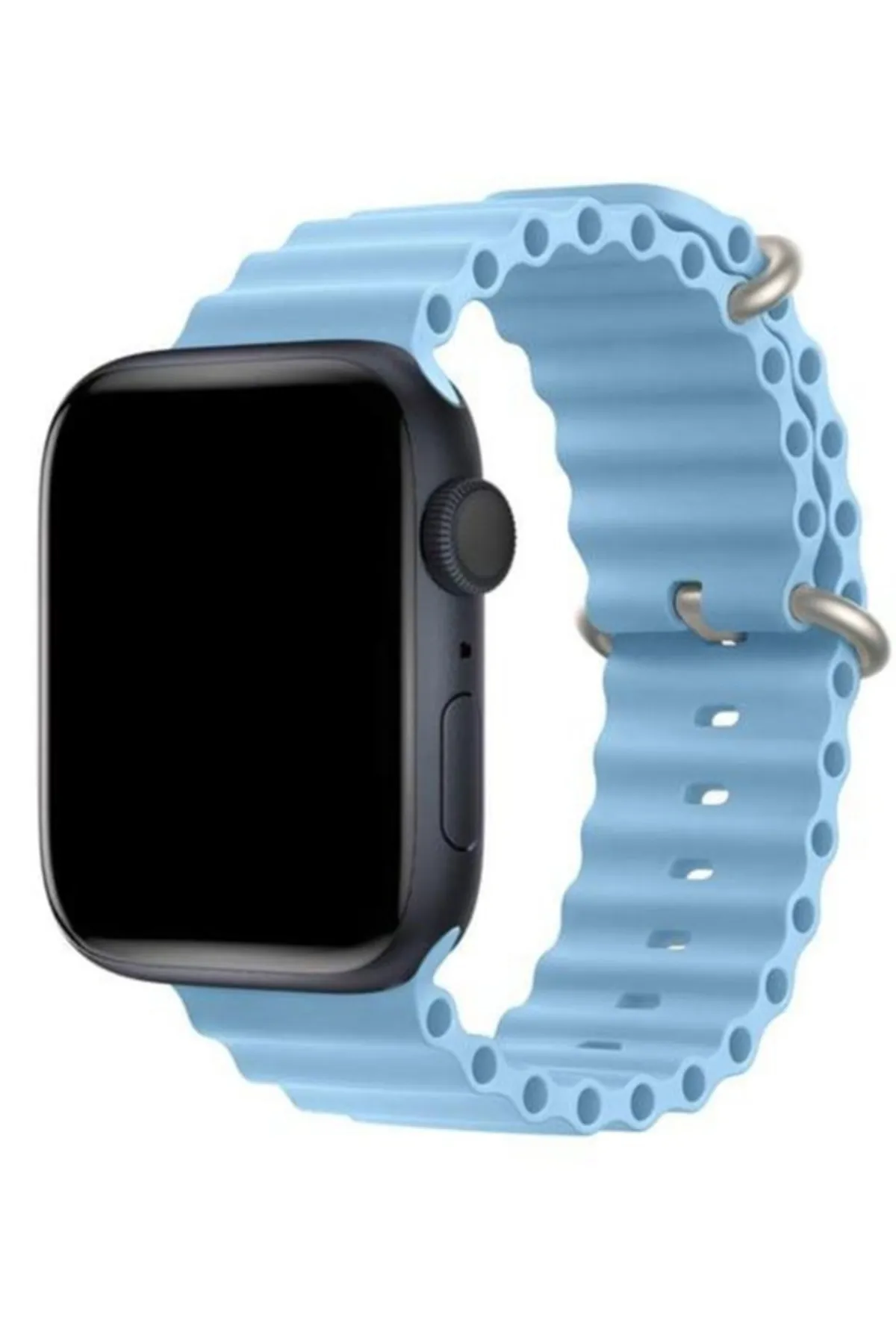 MarkaCase Samsung Galaxy Watch 46MM Için Ocean Loop Silikon Kordon 22MM görsel 2